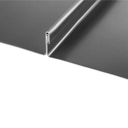 FALZ profil dvostruki stojeći šav  - Pocink obojeni  - Antracit  -  Slika 2