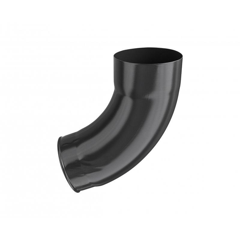 Izlivno koleno 72°  - Pocink obojeni  - Intenzivno crna  -  Slika