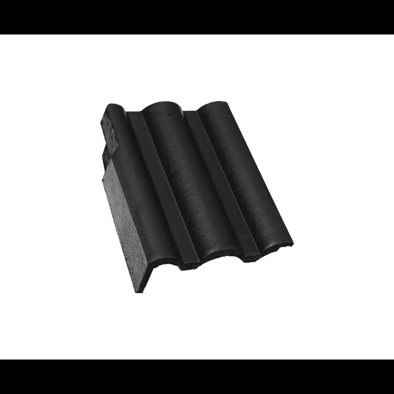 Završni crep levi DANUBIA  - Intenzivno crna – INOVA  -  Slika