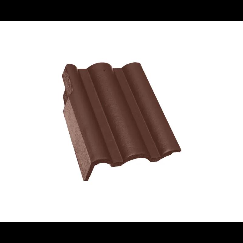 Završni crep levi DANUBIA  - Tamno braon – INOVA  -  Slika