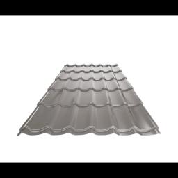 Krovni pokrivač UNI 1  - Aluminijum obojeni  - Tamno silver  -  Slika 1