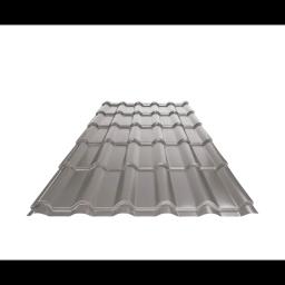 Krovni pokrivač UNI 2  - Aluminijum obojeni  - Tamno silver  -  Slika 1