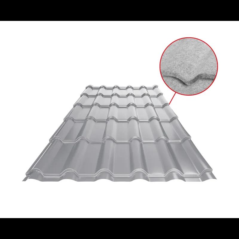 Krovni pokrivač UNI 2 SQ (sound – aqua)  - Aluminijum obojeni  - Silver  -  Slika