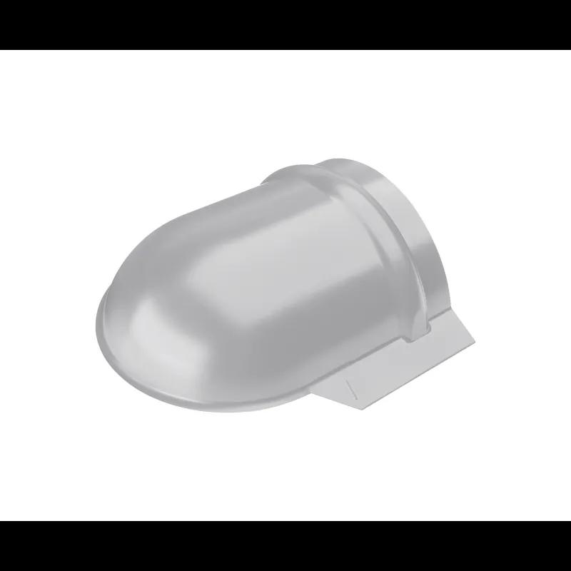 Okrugli završetak slemena  - Aluminijum obojeni  - Silver  -  Slika