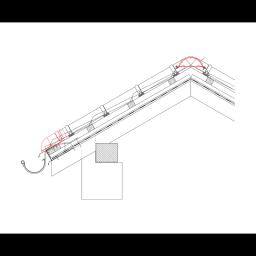Okrugli završetak slemena  - Aluminijum obojeni  - Tamno silver  -  Slika 2