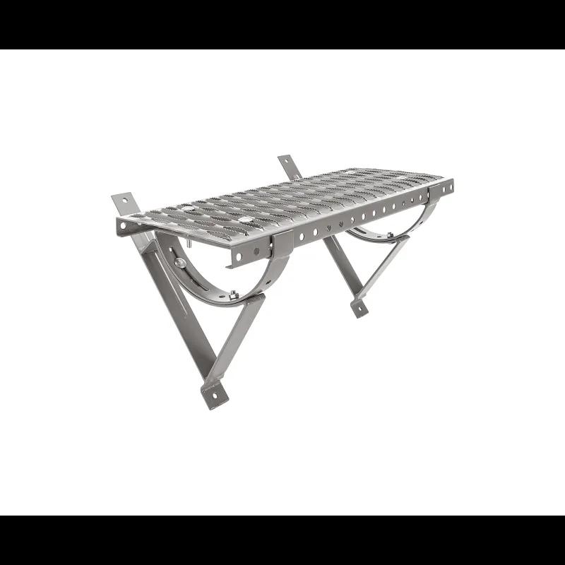 Krovni stepenik za krovni pokrivač UNI  - Aluminijum obojeni  - Tamno silver  -  Slika