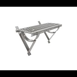 Krovni stepenik za krovni pokrivač UNI  - Aluminijum obojeni  - Tamno silver  -  Slika 1