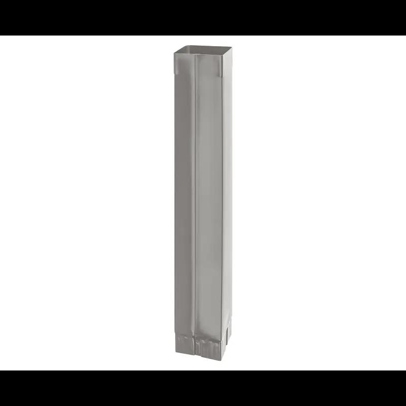 Oluk vertikalni četvrtasti  [s=0,70]  - Aluminijum obojeni  - Tamno silver  -  Slika