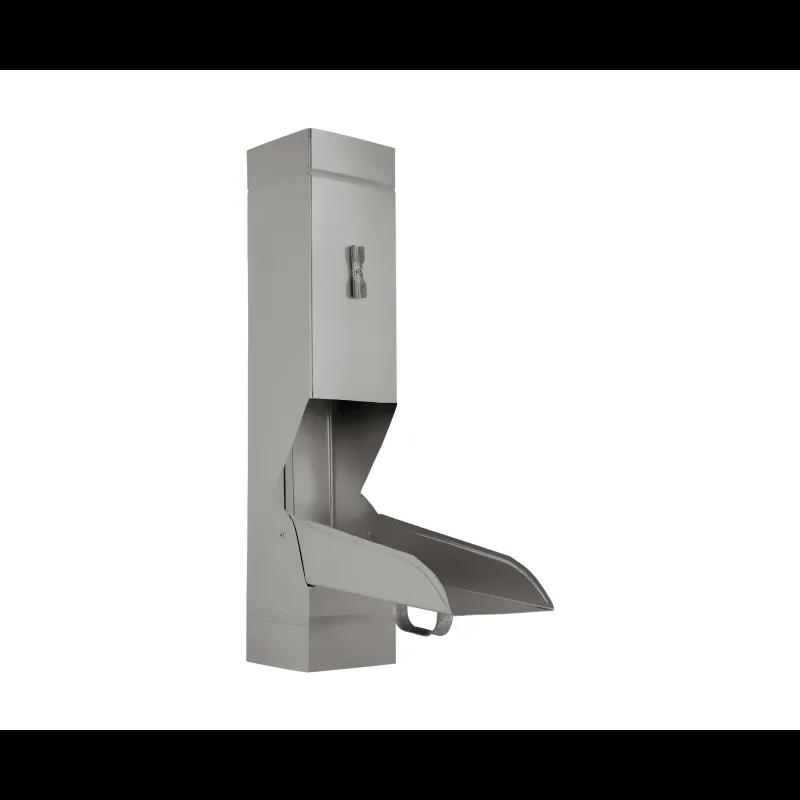 Zadržač vode četvrtasti  - Aluminijum obojeni  - Tamno silver  -  Slika