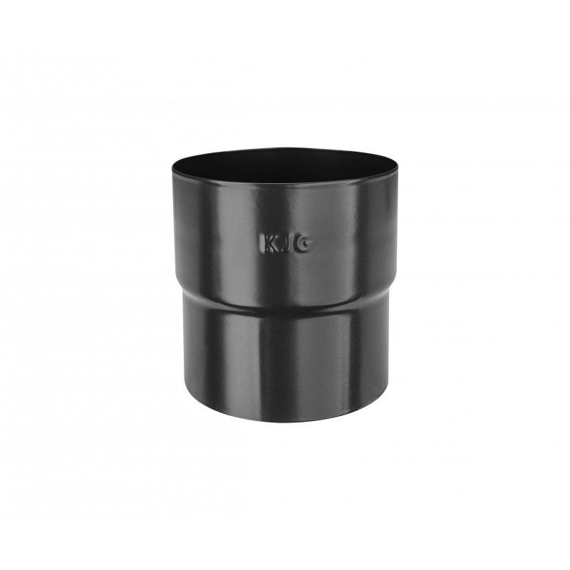 Spojnica vertikalnog oluka  - Pocink obojeni  - Intenzivno crna  -  Slika