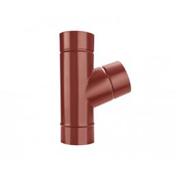 Redukcija cevi 72°  - Pocink obojeni  - Vinsko crvena  -  Slika 2