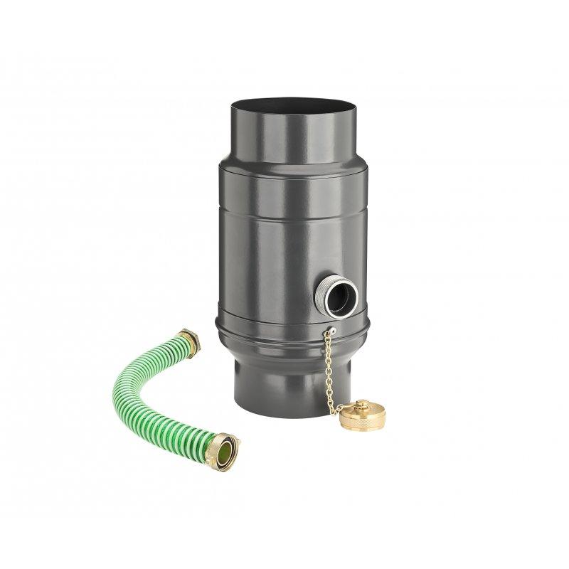 Zadržač vode sa crevom  - Aluminijum – Natur  - Pocink obojeni – Antracit  -  Slika