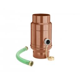 Zadržač vode sa crevom  - Aluminijum – Natur  - Pocink obojeni – Bakarno smeđa  -  Slika 1