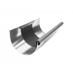 Dilatacija poluokruglog oluka  - Aluminijum obojeni  - Svetlo siva  -  Slika 1