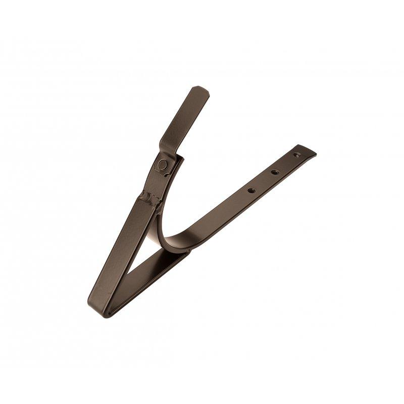 Kuka za ležeći oluk ojačana  - Aluminijum obojeni  - Testa di Moro  -  Slika