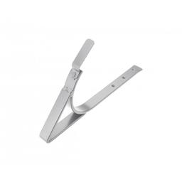 Kuka za ležeći oluk ojačana  - Aluminijum obojeni  - Silver  -  Slika 1