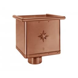 Sabirni kotlič kubni - Aluminijum obojeni - Bakarno smeđa - Slika 1