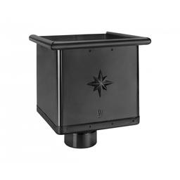 Sabirni kotlič kubni ekscentričan  - Aluminijum obojeni  - Intenzivno crna  -  Slika 1