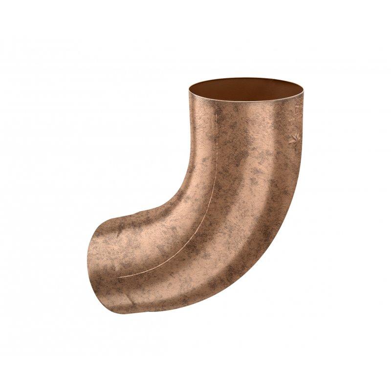 Koleno 72° - Aluminijum obojeni - Bakar patina - Slika