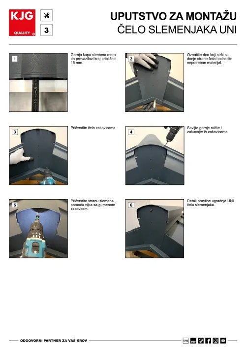 Čelo slemenjaka UNI