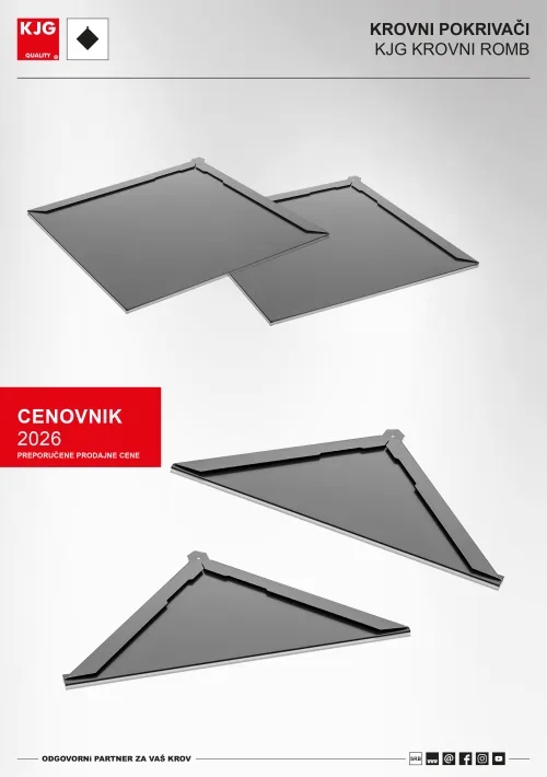Krovni pokrivači KJG krovni romb