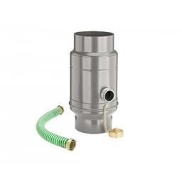 Zadržač vode sa crevom - Aluminijum obojeni - Tamno silver - Slika 1