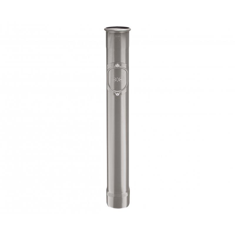 Zaštitna odvodna cev sa revizionim otvorom - Pocink – Natur - Aluminijum obojeni – Tamno silver - Slika