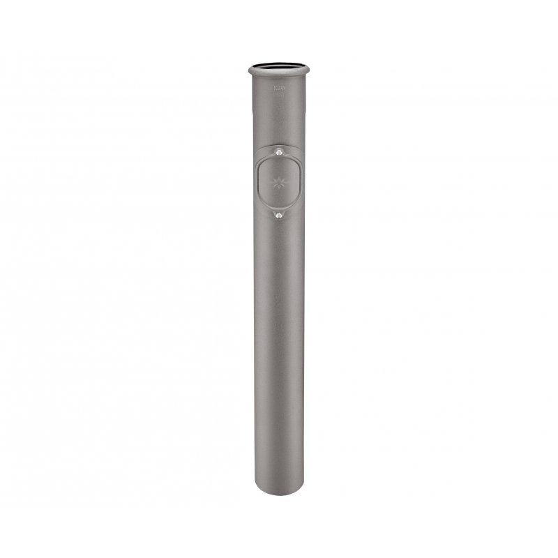 Zaštitna odvodna cev sa revizionim otvorom - Pocink – Natur - Aluminijum obojeni W.15 – Tamno silver W.15 - Slika