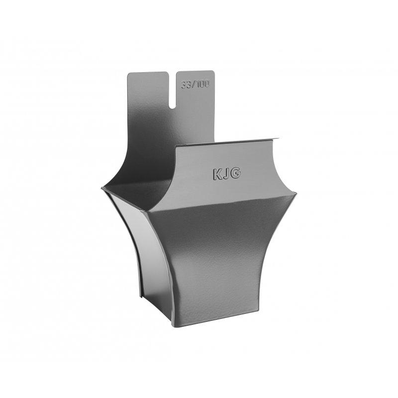 Kotlić četvrtast - Pocink obojeni - Antracit - Slika