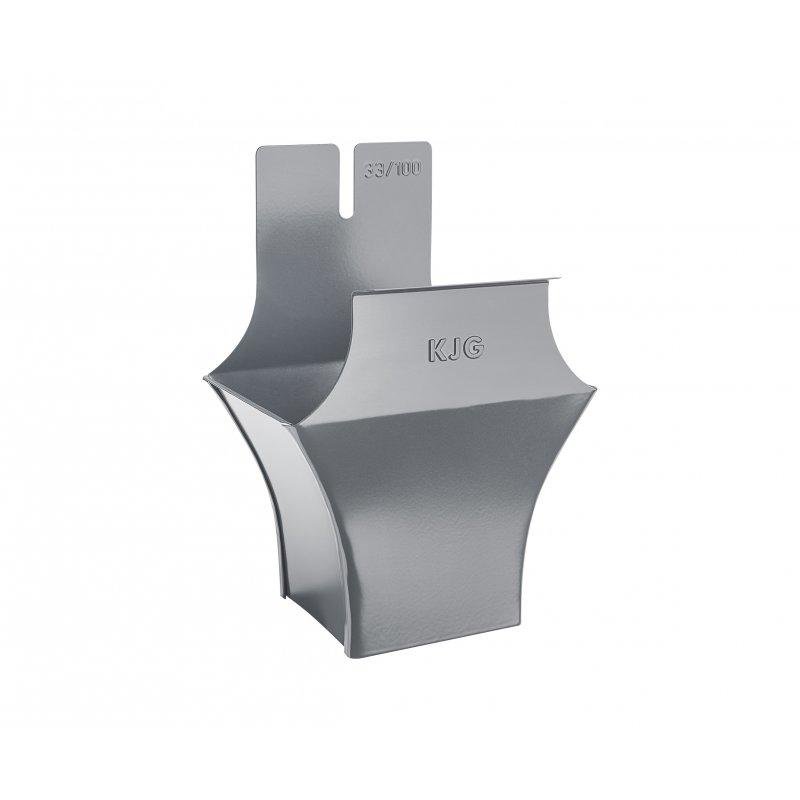 Kotlić četvrtast - Pocink obojeni - Prašinasto siva - Slika