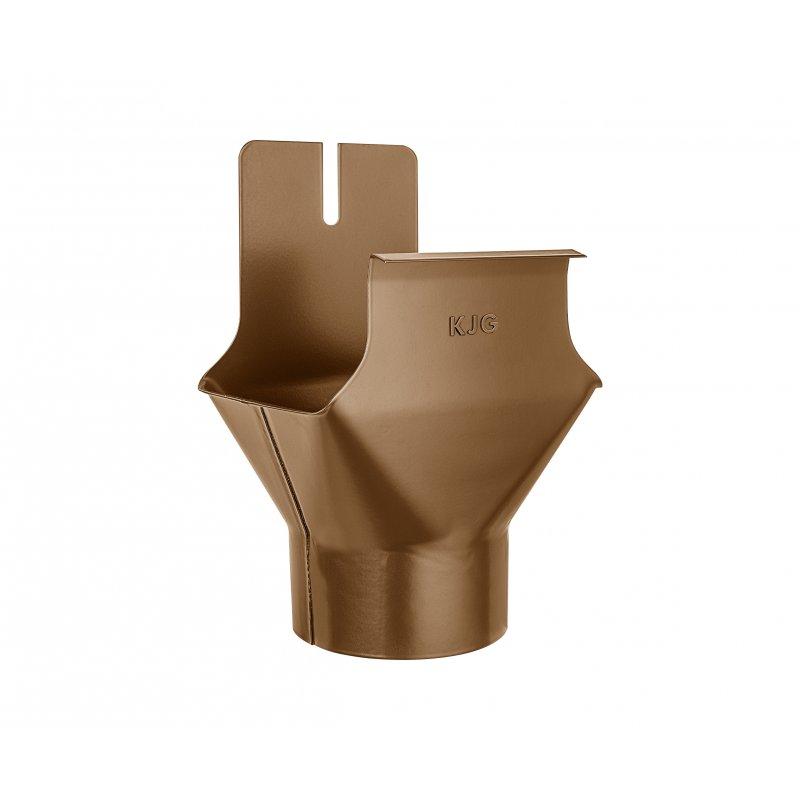 Kotlić četvrtasti-okrugli - Pocink obojeni - Metalik bakarna - Slika