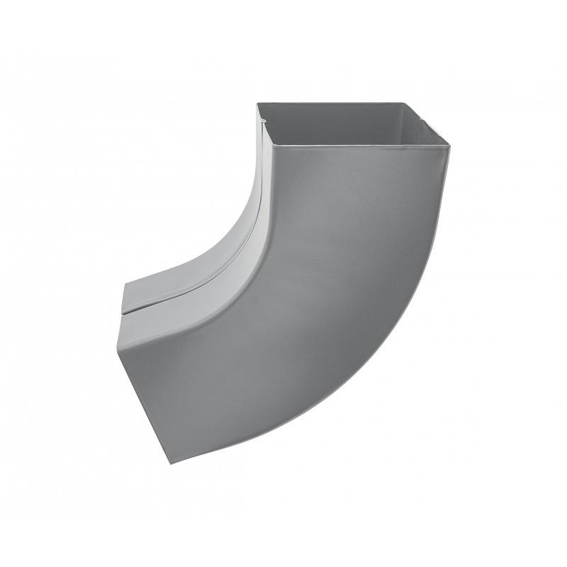 Koleno četvrtasto 72° - Pocink obojeni - Prašinasto siva - Slika