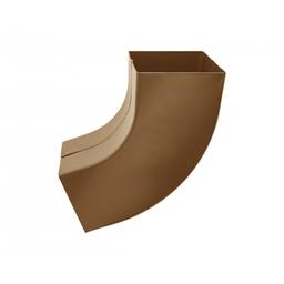 Koleno četvrtasto 72° - Pocink obojeni - Metalik bakarna - Slika 1