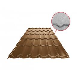 Krovni pokrivač UNI 1 SQ (sound – aqua) - Pocink obojeni - Metalik bakarna - Slika 1