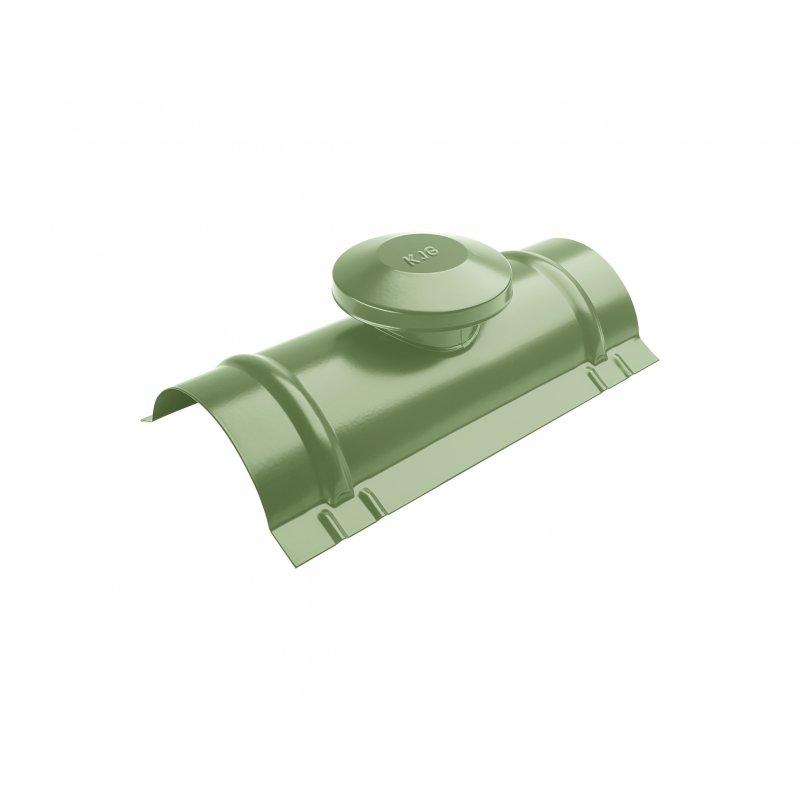 Slemenjak za ventilaciju - Pocink obojeni - Trava zelena - Slika