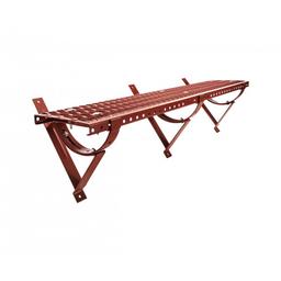 Krovni stepenik za krovni pokrivač UNI - Pocink obojeni - Vinsko crvena - Slika 2