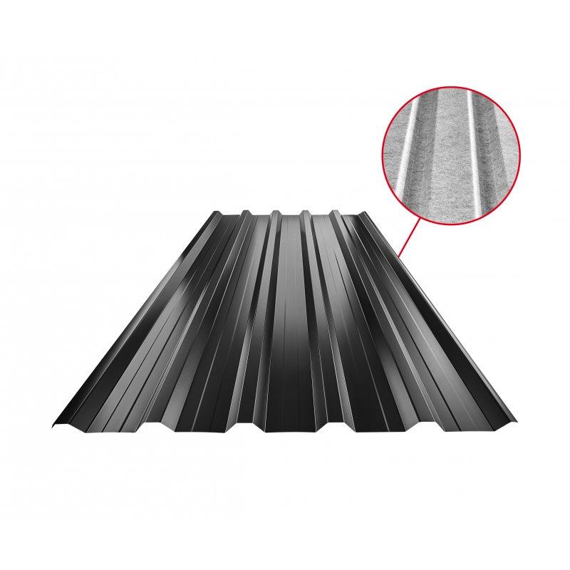 Krovni trapez sa prepustom TR 35A+ SQ (sound – aqua) - Pocink obojeni - Intenzivno crna - Slika