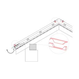 Zaptivna traka siva za trapez TR 18 - Polietilen - Prašinasto siva - Slika 2