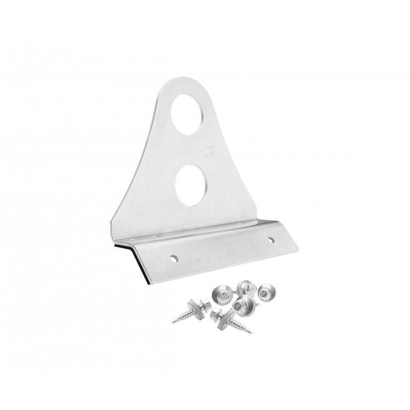 Držač za trapeze - 2 rupa - Aluminijum - Natur - Slika