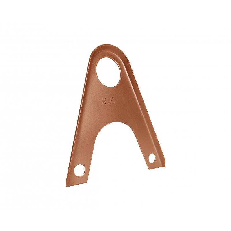 Nastavak za nosač snegobrana za falcovani krov - Aluminijum – Natur - Pocink obojeni – Bakarno smeđa - Slika