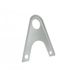 Nastavak za nosač snegobrana za falcovani krov - Aluminijum obojeni - Cink siva - Slika 1