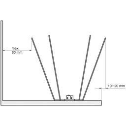 Sistem šiljaka za sprečavanje sletanja ptica - Inox - Natur - Slika 3