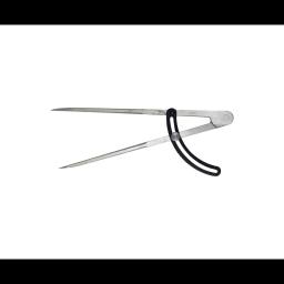 Šestar sa bočnim lukom - Plemeniti čelik - Slika 1