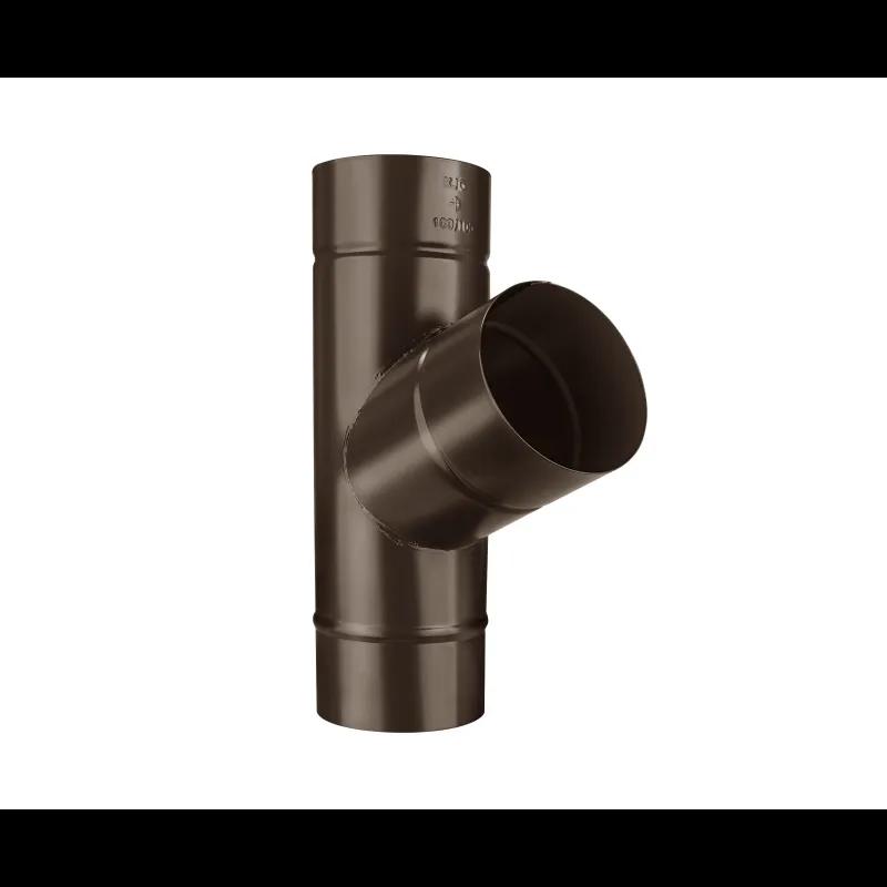 Redukcija cevi 72° - Pocink obojeni - Tamno braon ČOKO - Slika