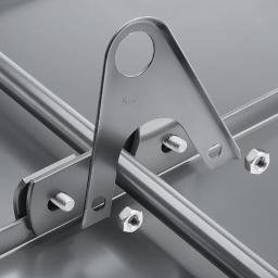 Nastavak za nosač snegobrana za falcovani krov - Aluminijum – Natur - Pocink obojeni – Mahovinasto zelena - Slika 3