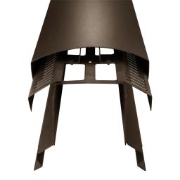 Slemenjak za ventilaciju UNI l=1,22 m - Aluminijum obojeni - Testa di Moro - Slika 2