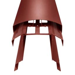 Slemenjak za ventilaciju UNI l=1,22 m - Aluminijum obojeni - Vinsko crvena - Slika 2