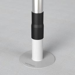 PVC profil – kupa - PVC - Prašinasto siva - Slika 2