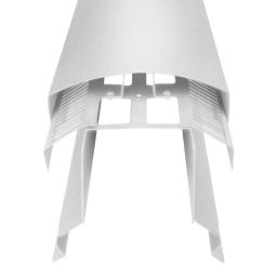 Slemenjak za ventilaciju UNI l=1,22 m - Aluminijum - Natur - Slika 2