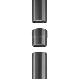 Spojnica vertikalnog oluka - Pocink obojeni - Bakarno smeđa - Slika 2